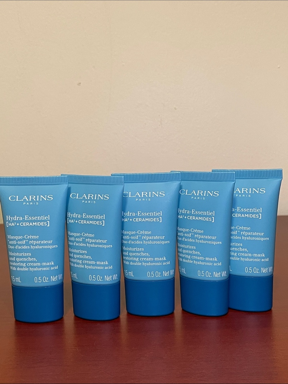 15mlx5 Clarins Hydra-Essentiel restoring cream-mask